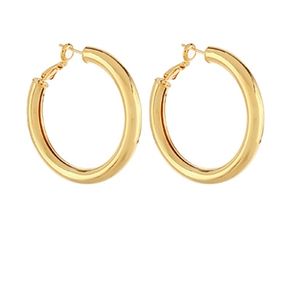 40mm Bold Metal Hoops
